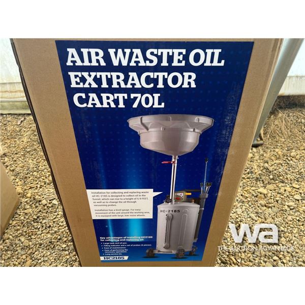 Air Waste Oil Extractor Cart 70L
