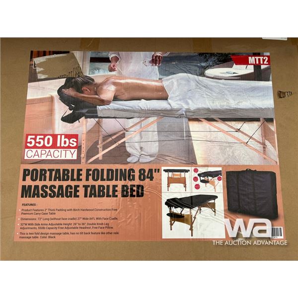 84 IN. Portable Folding Massage Table Bed