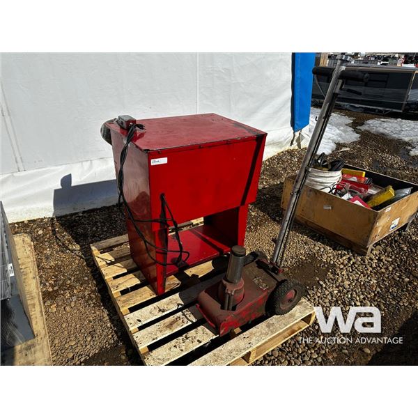 Parts Washer & Air Hyd. Jack