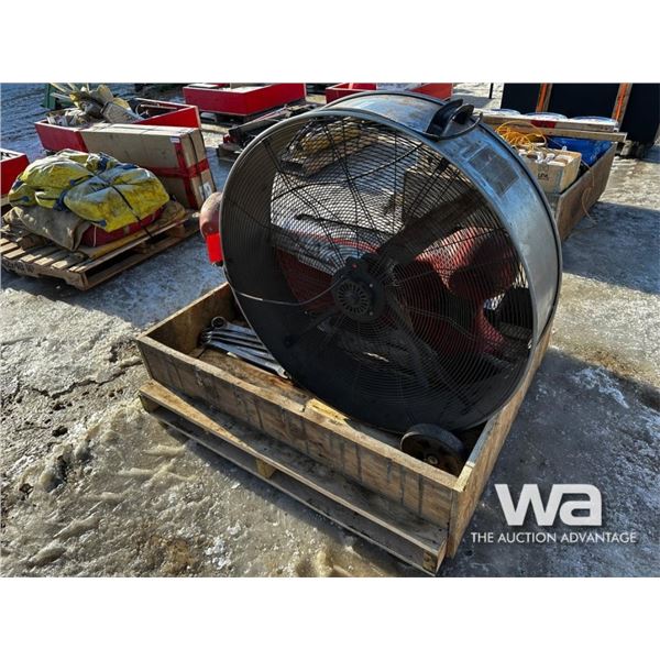 Shop Air Fan, Red Creeper, Saw Parts, Hard Hat