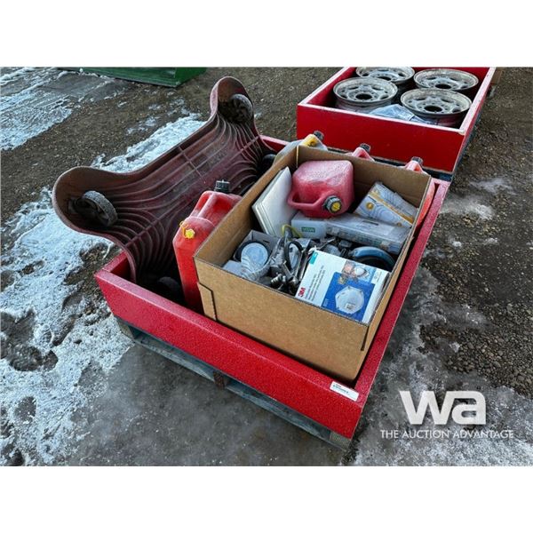 Gerry Cans, Wrenches, Red Creeper