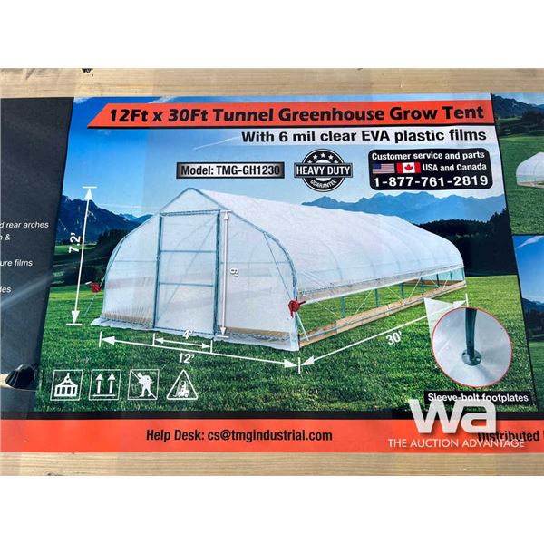 TMG 12X30 FT. Tunnel Greenhouse Grow Tent