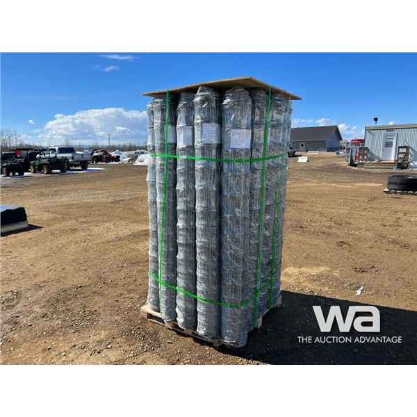 (25) Rolls Of 6.5 X 165 FT. Galvanized Fencing