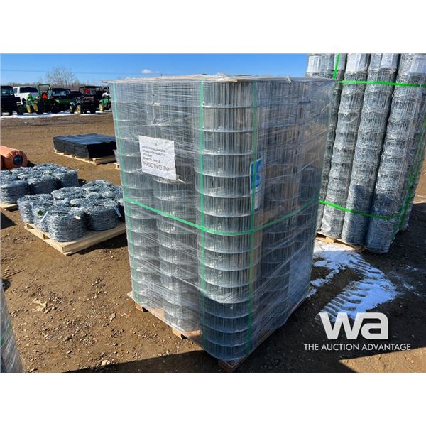 (9) Rolls Of 5X100 FT. Galvanized Welded Wire