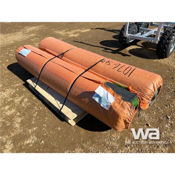 (2) Rolls Of Outdoor Turf Fake Grass