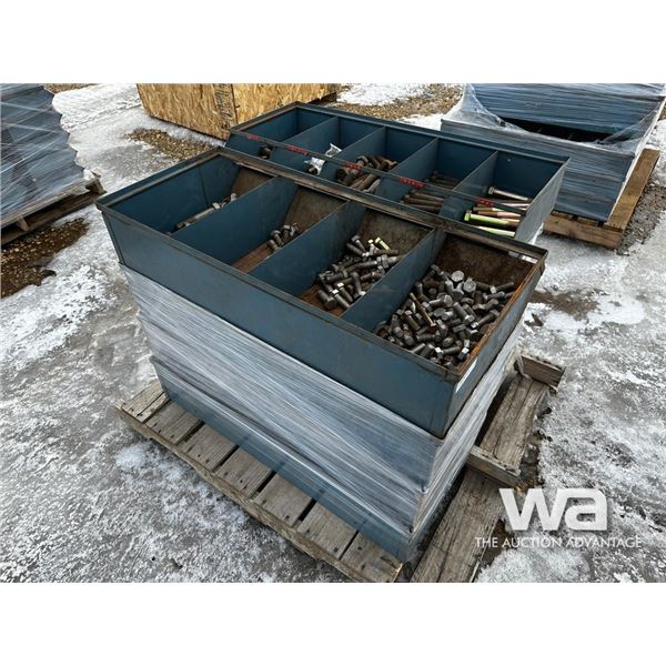 (8) 5 Hole Bolt Bins