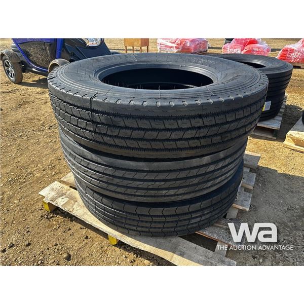 (3) 11R24.5 16PR Tires