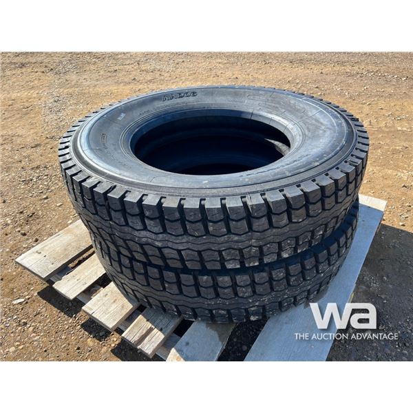 (2) Grizzly 11R24.5-16PR Truck Tires