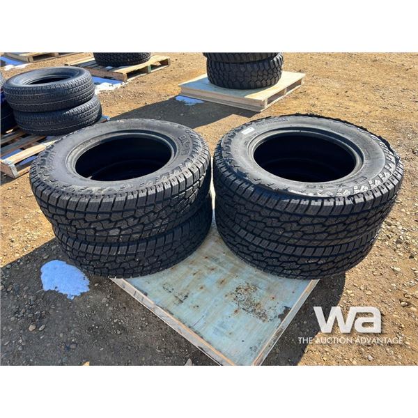 (4) Grizzly Bandit LT245/75R17 Tires
