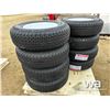 Image 3 : (8) Grizzly ST225/75R15 Trailer Tires & Rims