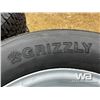 Image 4 : (8) Grizzly ST225/75R15 Trailer Tires & Rims