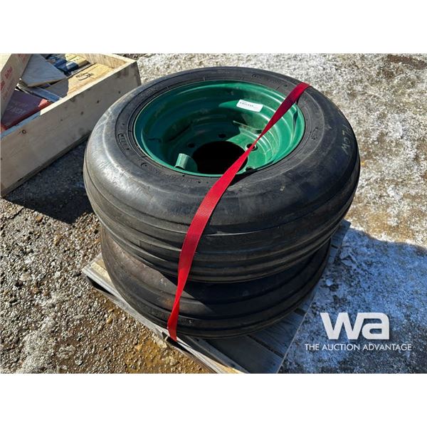 (2) Trelleborg 11.0/60-15.3 Plow Tires & Rims