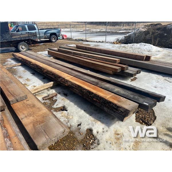 (6) 4X12-16X25 FT. Fir Timbers