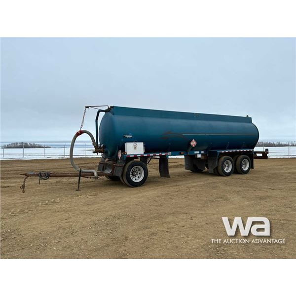 2004 Wabash 28,350 Litre Tridem Pup Tank Trailer
