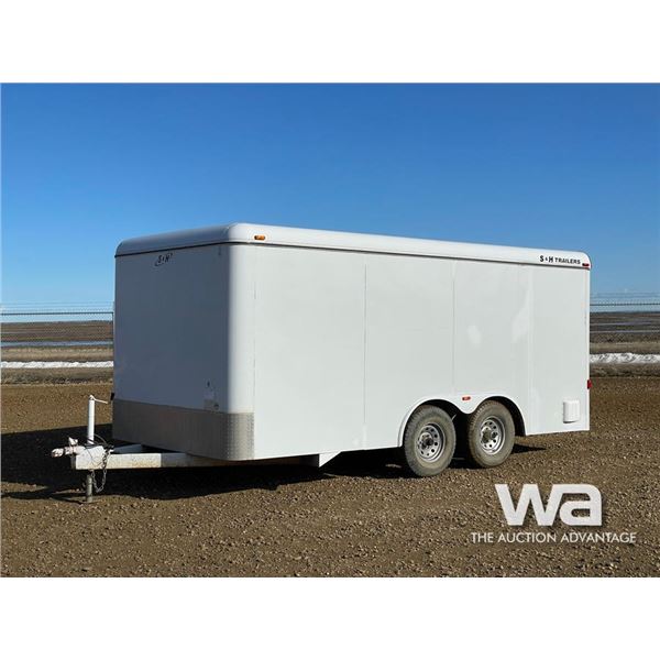 2009 S&H 8X16 FT. Cargo Utility Trailer