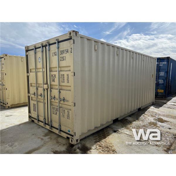 2022 8X20 FT. Shipping Container
