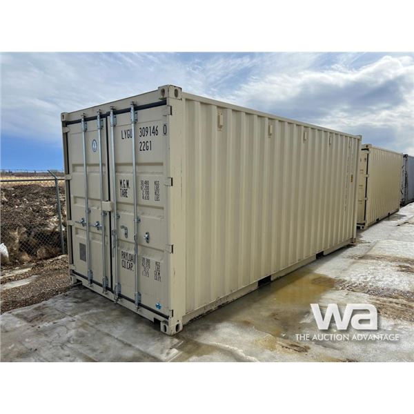 2022 8X20 FT. Shipping Container
