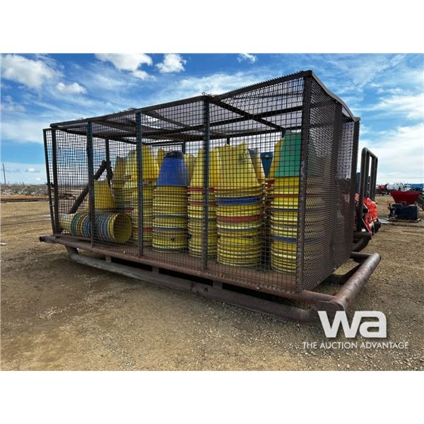 8x16 FT. Skid Sloop & PipeLine Cones