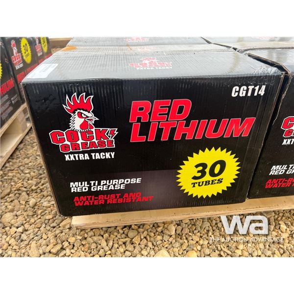 (12) Boxes Of Red Lithium Grease