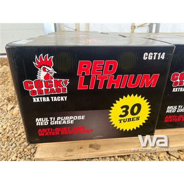 (12) Boxes Of Red Lithium Grease