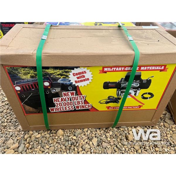 20,000 LBS Wireless Winch