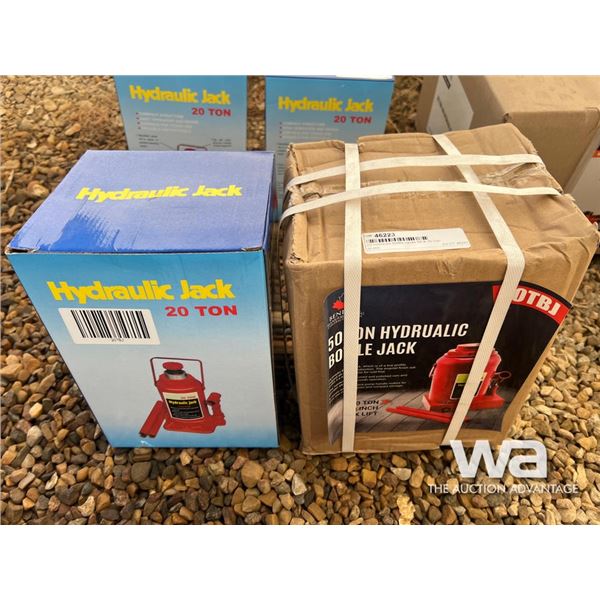 (2) Hydraulic Bottle Jacks 50 & 20 Ton