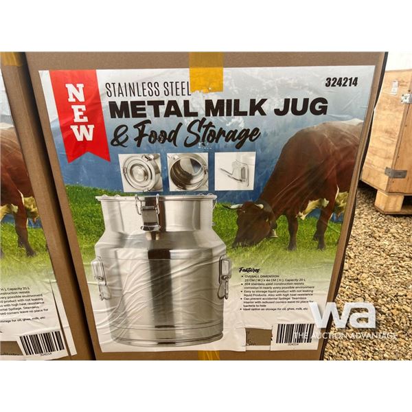 20L Stainless Steel Milk Jug