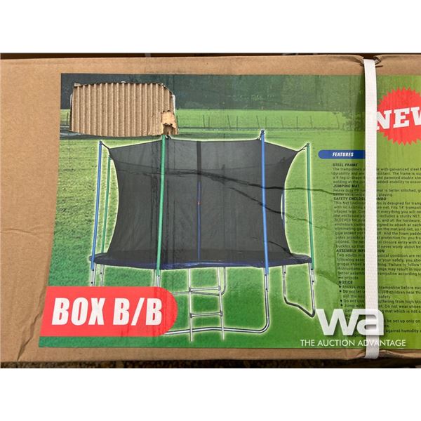 14 FT. Trampoline With Safety Net & Ladder