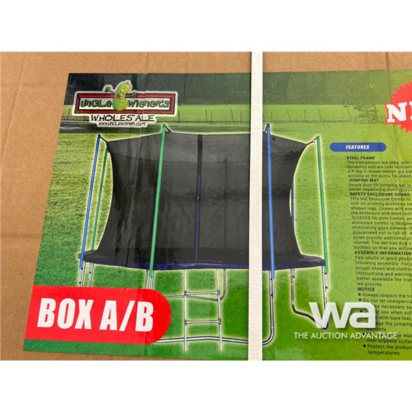 14 FT. Trampoline With Safety Net & Ladder