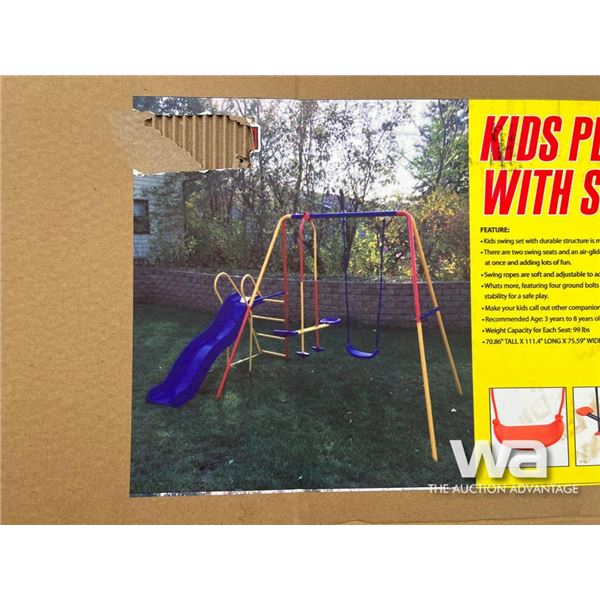 Kids Playground Set With Slide