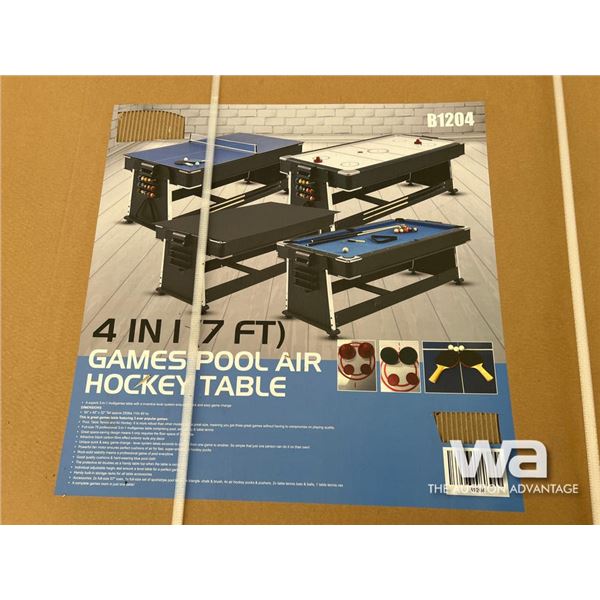7 FT. Games Table 4 In 1