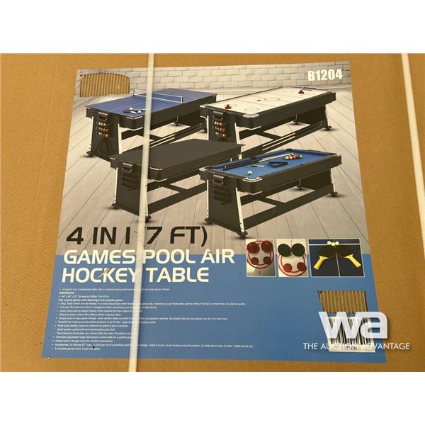 7 FT. Games Table 4 In 1