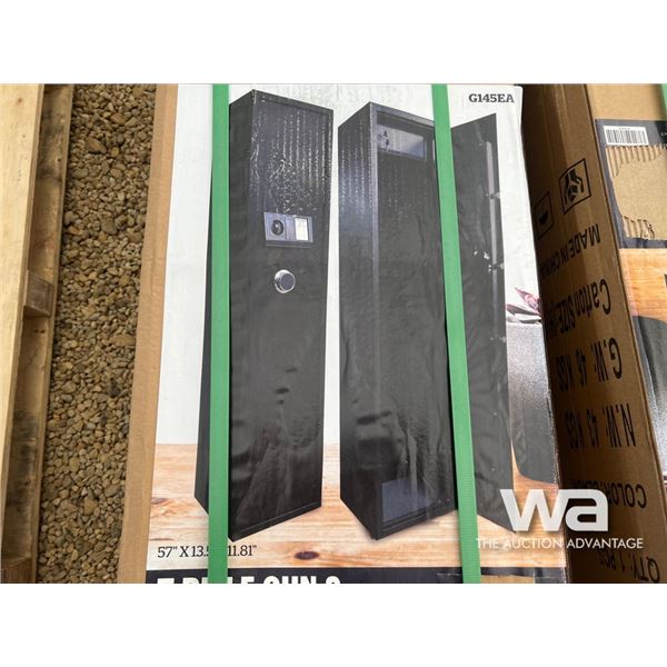 5 Rifle Gun & Ammo Safe Cabinet
