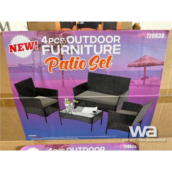 4 PCS Outdoor Furniture Patio Set
