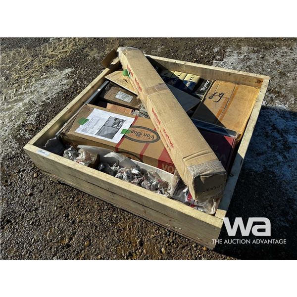 Pallet of Door Lock Sets, Closers & Hardware