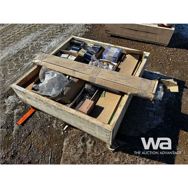 Pallet of Door Lock Sets, Closers, Sweeps