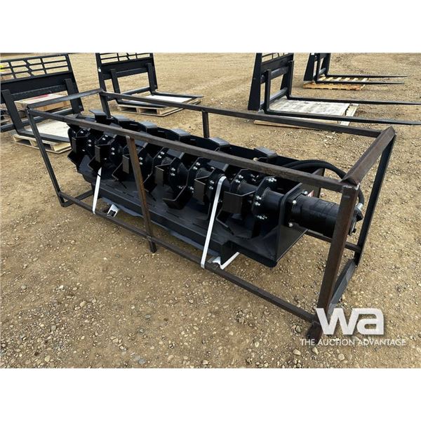 72 IN. Skid Steer Rototiller Attachments