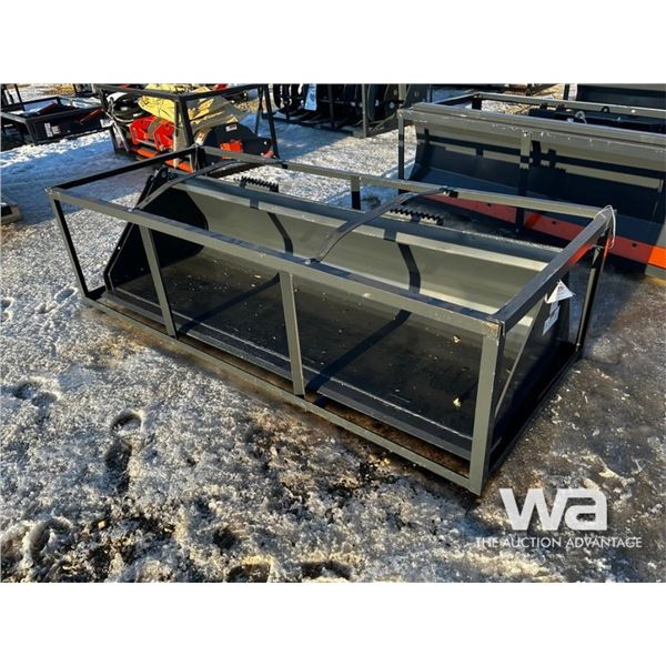 TMG Skid Steer 84 IN. Smooth General Bucket