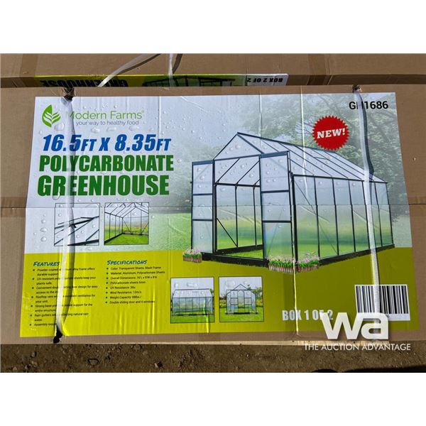Modern Farms Polycarbonate Greenhouse