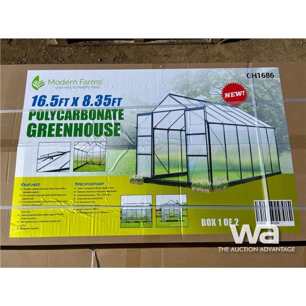 Modern Farms Polycarbonate Greenhouse
