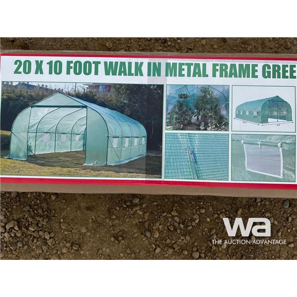 20X10 FT. Walk In Greenhouse