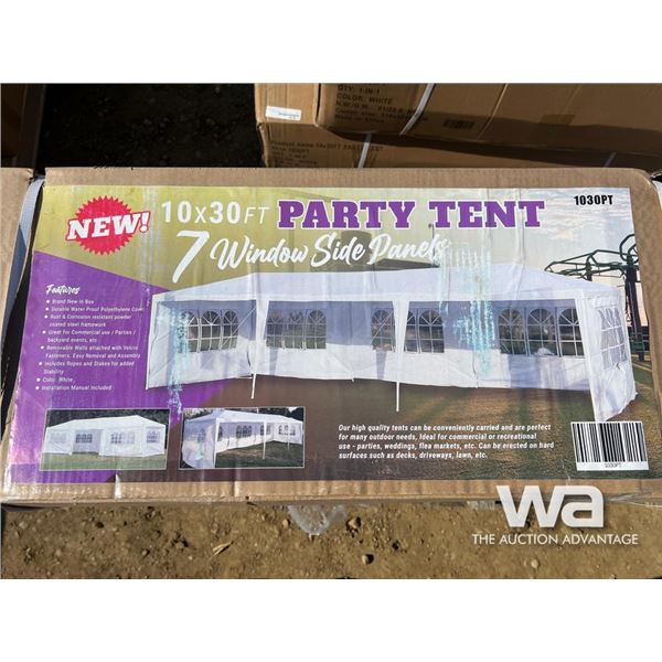10X30 FT. Party Tent 7 Window Side Panels