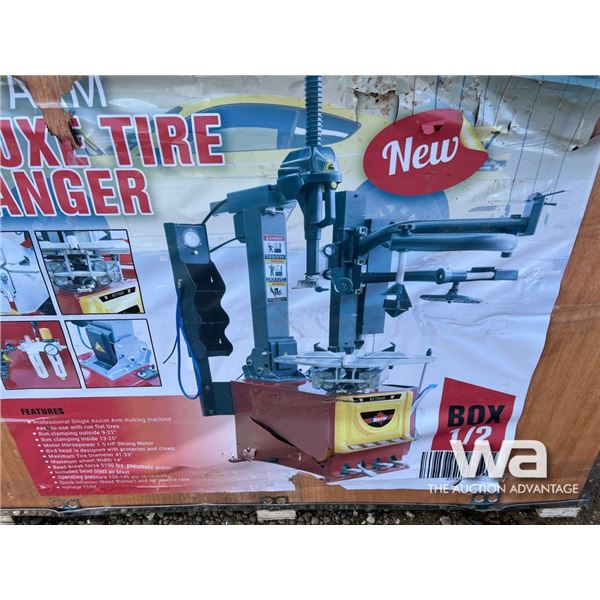 Deluxe Tire Changer with Dual Swing Arm Assist