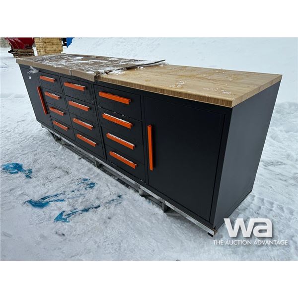 10 FT. 12 Drawer Work Bench