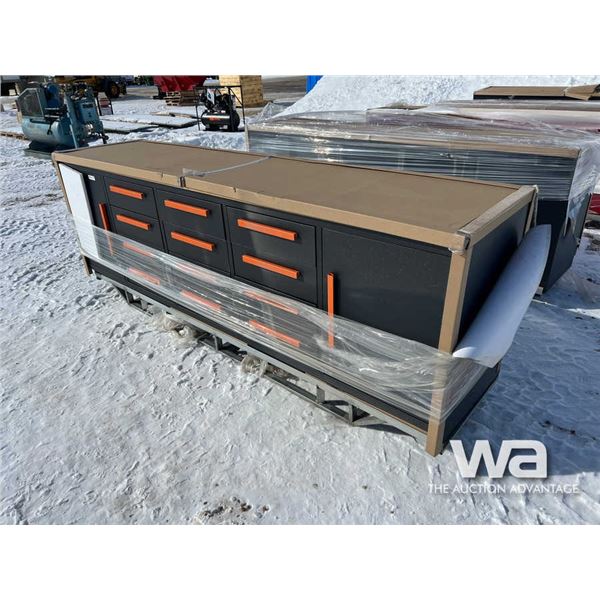 10 FT. 12 Drawer Work Bench