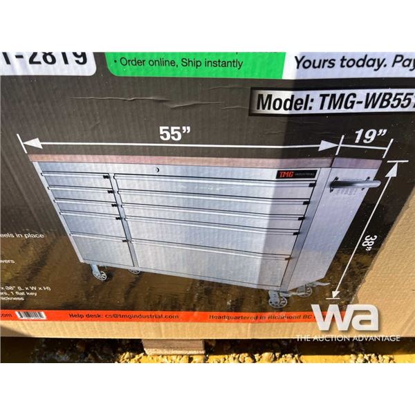 TMG 10-Drawer 55 IN. Tool Chest
