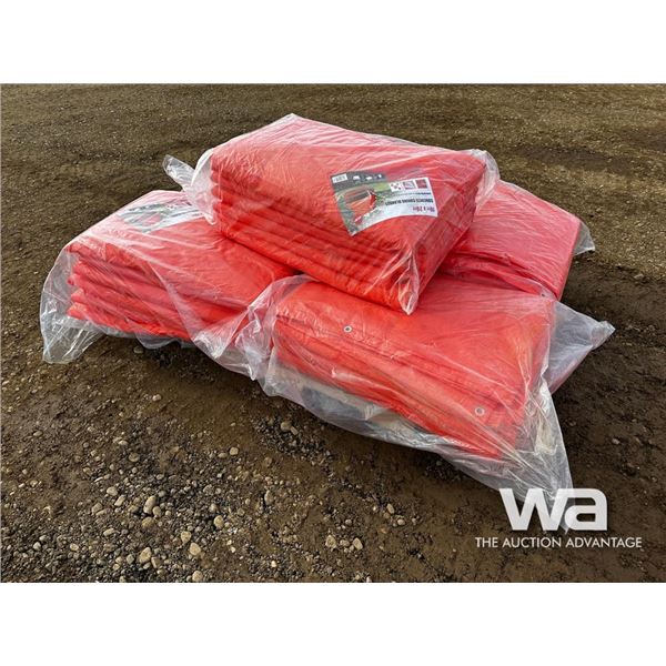 (5) 10X20 FT. Insulated Tarps