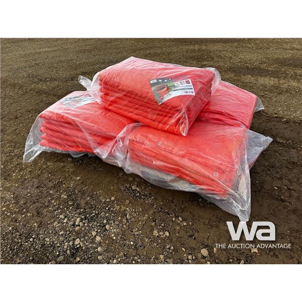 (5) 10X20 FT. Insulated Tarps