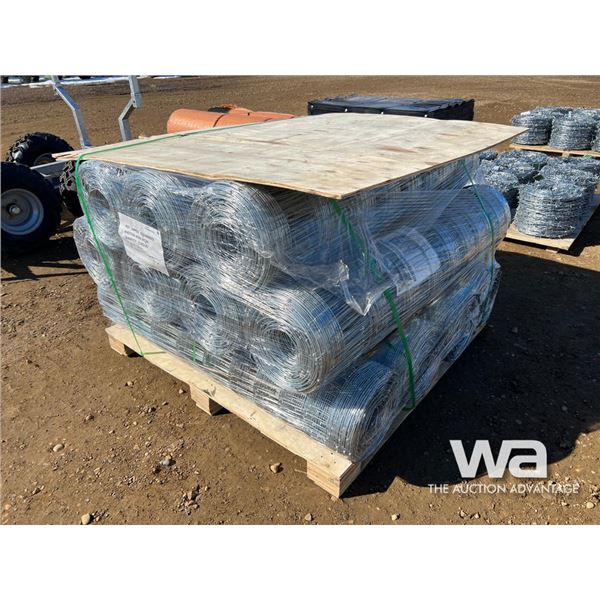 (11) Rolls Of 4X330 FT. Galvanized Wire Fencing