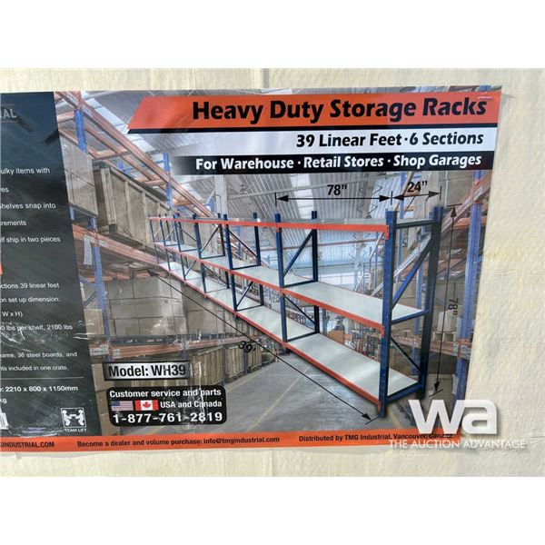 TMG 39 FT. Storage Shelving